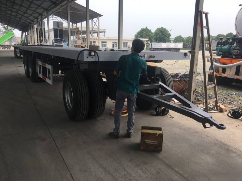 ثلاثة Alxes Container Transportation Full Trailer